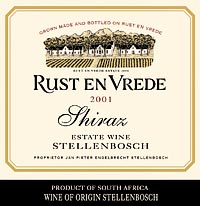 Rust en Vrede Shiraz 2013